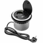 Pistikupesa, laua sisse ehitatav LADIJA, 2xUSB; AE-BPW1S2UCH-80