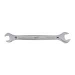 DIVPUSĒJĀ UZGRIEŽŅU ATSLĒGA, DOUBLE OPEN END SPANNER - 12 X 14 MM, 4932492722 MILWAUKEE