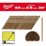 IETVARA NAGLAS, 20&deg;, D VEIDA, 34&deg; D-HEAD 63 MM / RS / HDG / SC3 - 2.200 PC, 4932492614 MILWAUKEE