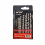 HSS-G Metāla Vītņu Urbis 13 gab. (1.5-6.5mm), cietais ātrgaitas tērauds, AW41201, AWTOOLS