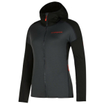 Jakk UPENDO Hoody W, LA SPORTIVA, 8020647195299, Kaal: 323g, Suurus: XL, V&auml;rv: CARBON_CHERRY_TOMATO