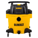 DeWALT AT-DXV34PTA 34 L kuiv/niiske tolmuimeja elektrilise pistikupesaga 1200 W 230 V AC 15 kPa imemisv&otilde;imsus 34 L paak HEPA filter sisseehitatud 230 V pesa puhumisfunktsioon 3 m kaabel 80 dB rattad voolik + hari must/kollane