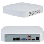Dahua DHI-NVR2104-4KS3 v&otilde;rgu videorecorder, 4 kanalit, 10 W, 12 VDC, 1.5 A, 1 HDMI, 1 RJ45, 2 USB 2.0, 1 audio sisenemine