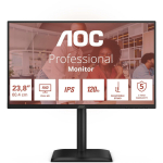 Aoc LCD monitor 24E4U 60.5 cm 1920 x 1080 FHD, 120 Hz, IPS, reguleeritav alus, USB keskjaam 3.2 Gen 1, VESA kinnitamine