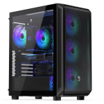 Case|ENDORFY|Arx 500 ARGB|MidiTower|Case product features Transparent panel|Not included|ATX|MicroATX|MiniITX|Colour Black|EY2A011