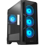 Chieftec PC korpus GA-01B-TG-OP, E-ATX, 4x 120mm A-RGB ventilaatorit, 3x 2.5" ja 2x 3.5" ketaste pesa, must