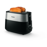 Philips Toaster HD2516/90, 900 W, 2 viilu, 8 pruunistamisastet, Metall, K&otilde;rge t&otilde;stemehhanism, Eemaldatav puruplaat