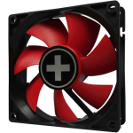 Xilence Ventilaator XF037, 80 mm, 1500 RPM, 17 dB, 1 ventilaator, 4-pin, must/punane, h&uuml;drolaager
