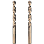 Dewalt 3.2mm HSS-G Gold Ferrous Metal Drill Bit DT5039-QZ, 2 tk, HSS, 3 lame, 65 mm, 36 mm, 900 N/mm&sup2;