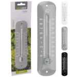 Progarden Termomeeter 19cm Metall 7364327, -30 kuni +50 &deg;C, sinine elavh&otilde;be, metall, aken, v&auml;lissein, aed
