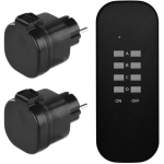 Emos Kaugjuhtimise pistikud P0068, 1x2P+PE, IP44, 3000W, kuni 30m, kuni 4 pistikut, laste kaitse