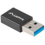 Lanberg Adapter AD-UC-UA-01, USB-C(F) USB-A(M)-le, 5Gb/s, laadimine ja s&uuml;nkroonimine, OTG funktsioon