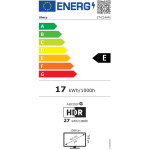 Sharp 24HF2265E 24" nutikas teler, 1366 x 768, 2xUSB, 3xHDMI, Wi-Fi, Google TV, HDR10, Dolby AC-4, 60 Hz