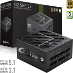 Gamemax toiteplokk GZ 750G, 750 W, Kuld, T&auml;ielikult modulaarne, 135 mm ventilaator, 1 x 24 pin ATX, 1 x 8 pin EPS12V