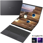 Asus Zenbook Duo UX8407AA-SN094X, 14", OLED, 2.8K, 2880 x 1800, Intel Core Ultra 9, 378H, 32 GB, LPDDR5X, 2000 GB SSD