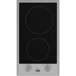 Beko Keraamiline pliit HDCC 32200 X, 2900 W, 2 tsooni, 220-240 V, 50 Hz, mehaaniline juhtimine, lihtne puhastada