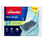 Vileda Viskoosakruv 179700, 2 tk, K&auml;si pesemine, Monotoonne, Sinine, Hall