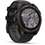 Garmin fenix 8 010-02906-11, 3.3 cm, 47 mm, 260 x 260 px, Titaan, Wi-Fi, GPS, 80 g, 32 GB, 10 ATM, 21 p&auml;eva