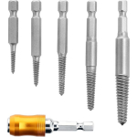 Yato Kruvi eemaldamise komplekt 6tk YT-05903, 51mm, 60mm, 65mm, 76mm, 86mm, 50-55 HRC, CRV 6150, 1/4" (6.3mm)