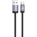 Tellur USB Type-C kaabel TLL155771, 1m, 3A, 480Mbit/s, must, USB Type-A, USB Type-C