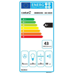 CATA Induktsioonipliit IAS 6024 08000206, 4, 220-240 V, 52 cm, Must, Slider, A+, Boost, N&otilde;u tuvastamine, J&auml;&auml;nud soojuse indikaator