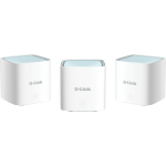 D-Link EAGLE PRO AI AX1500 Mesh s&uuml;steem M15-3 (3-pakk), 802.11ax, 1200+300 Mbit/s, 10/100/1000 Mbit/s, 1 RJ-45 port, MU-MIMO