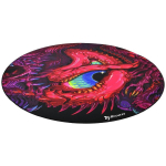 Arozzi Zona Round Floor Pad AZ-ZONA-PAD-CHAOS, 121cm, 3mm, mikrokiud, libisemiskindel, kontorisse