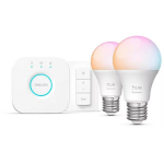 Philips Hue E WCA 806 A60 2kit SW EU, E27, 8 W, 806 lm, 16 miljonit v&auml;rvi, valge ja v&auml;rviline valgus, LED