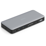 Digitus DA-70917 USB-C dokijaam, 11 porti, 2x HDMI, DP, 1GbE, 21V 150W, 3.5mm heli