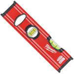 Milwaukee Slim Level 20cm 4932472091, 0.5mm/m, 2 tahket plokki, l&ouml;&ouml;gikindel, UV-kindel, ABS otsakatted