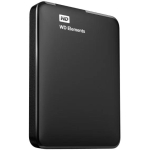 Western Digital Elements Portable external hard drive 1 TB 2.5" Micro-USB B 3.2 Gen 1 (3.1 Gen 1) Black
