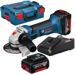 Nurklihvija GWS 18V-10 2x4Ah GAL18V-40 06019J4007 BOSCH