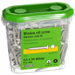 Aknaplekikruvi valge 3,5X25 A2-200tk. 590512 ESSVE