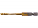 HEX freesimisel puur metallile 3,0 mm HSS TiN 1/4" kinnitaja 58&ndash;62 HRC k&otilde;vadus pikkus 30 mm YATO YT-44820