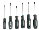 6 Skrūvgrie&scaron;u komplekts, PH1x100, PH2x100, PZ1x80, PZ2x100, SL4.0x100, SL5.5x100,, E-13524 MAKITA