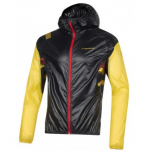 Vējjaka BLIZZARD Windbreaker JKT M, izmērs: L, Black/Yellow, 8020647174584 LA SPORTIVA