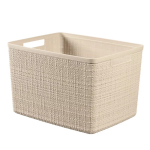 Korv Jute L 20L 36x28x23cm, kreemikat v&auml;rvi 0801907885 Curver