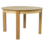 Ēdamistabas galds CHICAGO D120/160x120xH75cm, ozols 84008 Allit