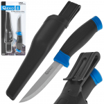 Taktiskais Fink nazis 215/105mm ar somu, BLACK SURVIVAL SERIES, G0189 - Nerūsējo&scaron;ā tērauda asmens, viegls un izturīgs dizains