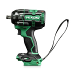 Bezvadu trieciena uzgriežņu atslēga, HIKOKI WR36DHW2Z, 36 V, 380 Nm, Brushless, IP56, LED gaisma