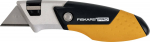 Kompaktais saliekamais nazis, FISKARS, 1062939, ergonomisks, 1 asmens, melns/oranžs