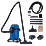 Tolmuimeja kuiva ja niiske imemise jaoks C-NTS15-X &ndash; SET L, Scheppach, 5907738400, 310 x 290 x 400 mm, 10 kPa, 12 l, 1,5 m, 20 V, s&uuml;sinikmootor, 4,2 kg