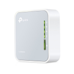 TP-Link TL-WR902AC traadita ruuter Dual-Band AC733 USB 2.0 kompaktne 1&times; WAN/LAN 10/100 M 3&times; antenni Valge