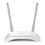 TP-Link TL-WR840N traadita N300 ruuter 300 Mbps 1 WAN 4&times;10/100 Mbps 2 antenni Valge