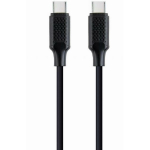 Gembird USB-C PD toite- ja andmekabel CC-USB2-CMCM100-1.5M 100 W, 1.5 m, must, 2 x USB-C