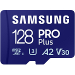 Samsung MicroSDXC 128GB MB-MD128SB/WW, Lugemise kiirus 180 MB/s, Kirjutamise kiirus 130 MB/s, Klass 10, V30