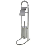 Besk WC komplekt 9122341, kroomitud roostevaba teras, WC harja alusega, tualettpaberi hoidja
