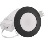 Emos LED prožektor LORI ZV1164, 4,5 W, 345 lm, IP65, 110&deg;, 2700/4000 K, must, sisse ehitatud