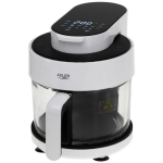 Adler Air Fryer Oven with Glass Bowl | AD 6316 | Power 1200 W | Capacity 3 L | Convection | White/Black