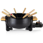 Tristar Bamboo fond&uuml; FO-1108, 1.5L, 230V, 8 inimest, mati must/bambus, libisemiskindlad jalad, &uuml;lekuumenemise kaitse